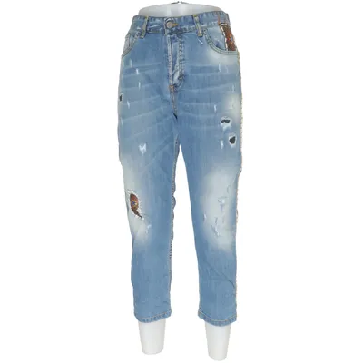 Jeans (Blue) from Altamira Cotton, Elastane