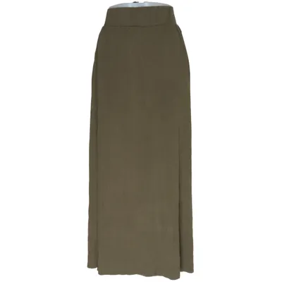 Jupe longue (Vert) de VRS Woman Élasthane, Viscose