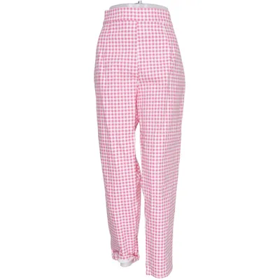 Broek (Roze, Wit) van Vixen by Micheline Pitt Katoen, Elastaan