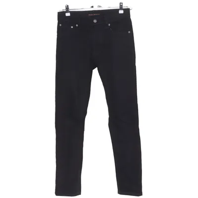 Jeans (Grim Tim Dry Everblack) från Nudie Jeans Bomull, Elastan
