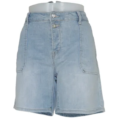 Denim shorts (Blauw) van Place du Jour Katoen, Elastaan