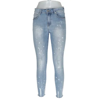 Jeans (Blue, White) from Realty Jeans Cotton, Elastane