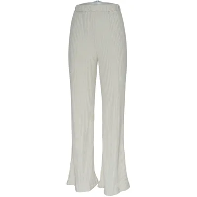 Palazzo pants (White) from Bubblegum Elastane, Metallic fiber, Polyester