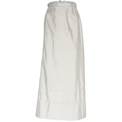 Maxi skirt (Beige) from Laurèl Polyamide, Polyester