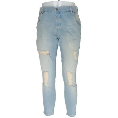 Jeans (Blå) fra SikSilk Bomuld, Elastan