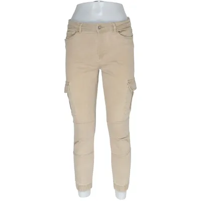 Pantalon cargo (Onlmissouri Reg Ank Life Cargo) de ONLY Blue Denim Coton, Élasthane