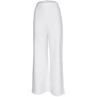 Palazzobyxor (Vit) från Nicci Hernestig x NA-KD Elastan, Polyester