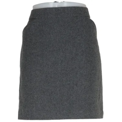 Skirt (Gray) from Jake*s Polyester, Wool