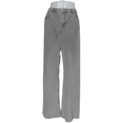 Jean (Gris) de NA-KD Coton, Élasthane, Polyester
