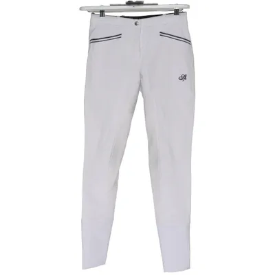 Pantalon d'équitation (Blanc) de Spooks Riding Coton, Élasthane, Polyester