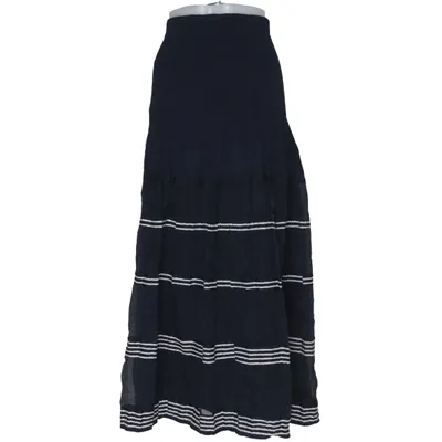 Långkjol (Blå, Vit) från Per Una Elastan, Polyamid, Polyester, Viskos