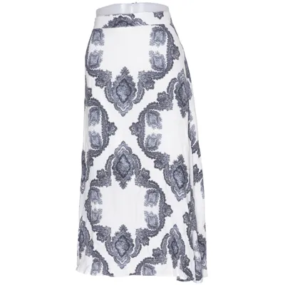 Kjol (Vit, Blå, Flerfärgad) från Fiore Bomull, Viskos