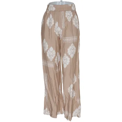 Palazzo broek (Beige, Wit) van Costa 8 Mani