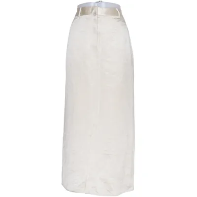 Långkjol (Beige) från Yaya Women Acetat, Polyester