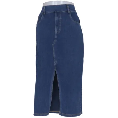 Jeanskjol (Blå) från Halara Bomull, Elastan, Polyester