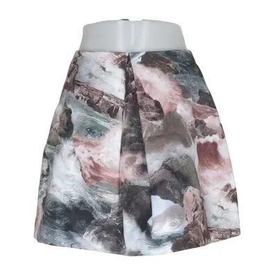 Jupe (Gris, Marron, Rose) de Carven Acétate, Polyester
