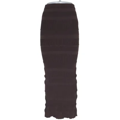 Jupe longue (Marron) de Glassons Polyamide, Viscose