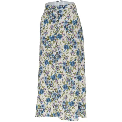 Långkjol (Vit, Blå, Grön, Flerfärgad) från Zara Woman Viskos