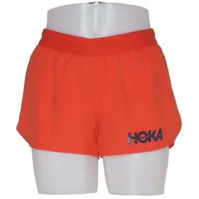 Short de sport (Orange) de Hoka One One Élasthane, Polyester recyclé