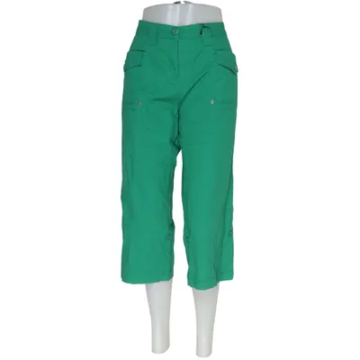 Trekvartsbyxor (Grön) från Sheego Casual Bomull, Elastan
