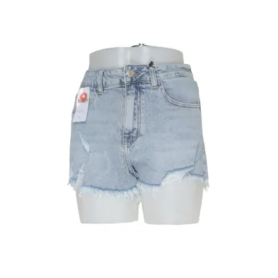 Short en jean (Bleu) de Monday Coton, Élasthane