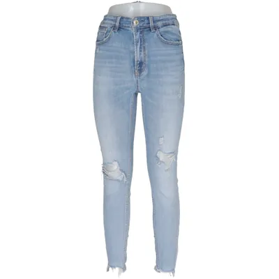 Spijkerbroek (Blauw) van Stradivarius Katoen, Elastaan, Polyester