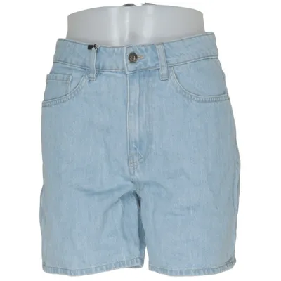 Denim shorts (Blauw) van Grüne Erde Organisch katoen