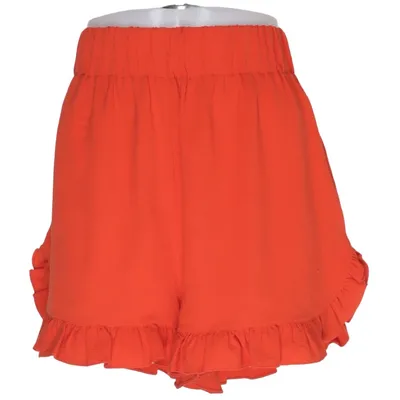Korte broek (Oranje) van Ganni Elastaan, Polyester
