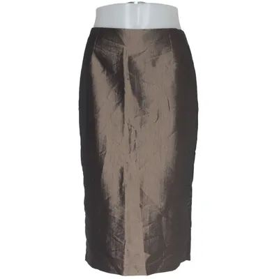 Skirt (Brown) from Weise Acetate, Polyamide, Polyester