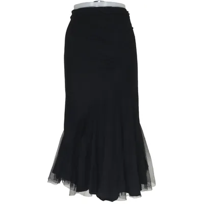 Maxi skirt (Black) from Spin Doctor Cotton, Elastane