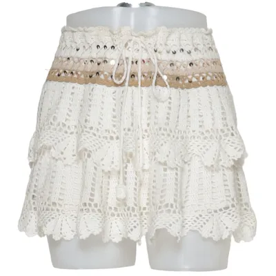 Strandkjol (Vit, Beige) från Bay Bomull, Polyester