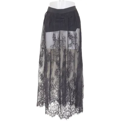 Maxi rok (Zwart) Polyamide