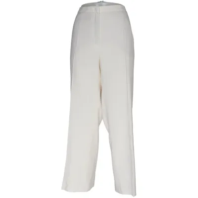 Kostuumbroek (Wit) van Escada Polyester, Viscose