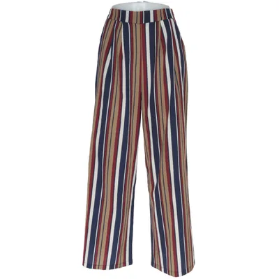 Palazzobyxor (Blå, Röd, Beige) från Lucy Wang Polyester