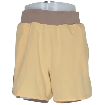 Short de sport (Jaune, Gris) de SOC Élasthane, Polyester