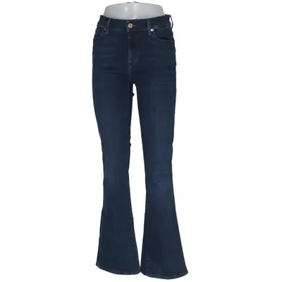 Spijkerbroek (Blauw) van 7 for All Mankind Katoen, Elastaan, Polyester