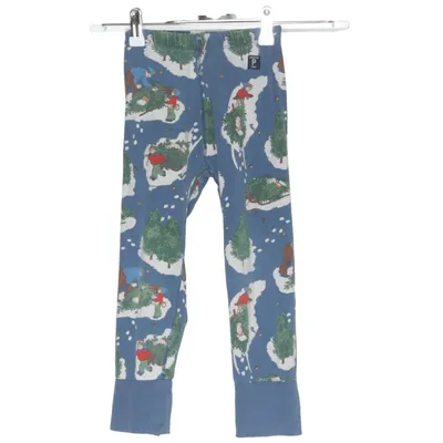 Pyjama broek (Blauw, Meerkleurig) van Polarn O. Pyret Elastaan, Organisch katoen
