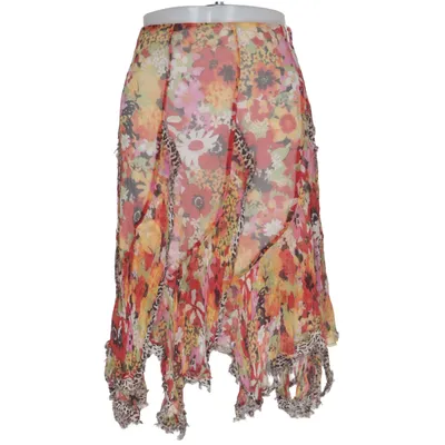 Skirt (Red, Yellow, Multicolored) from Naf Naf Polyamide