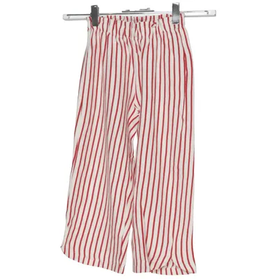 Hose (Rot, Weiß) von Zara Baumwolle