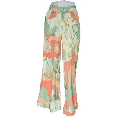 Palazzohose (Grün, Orange, Mehrfarbig) von Daynight Casual Viskose
