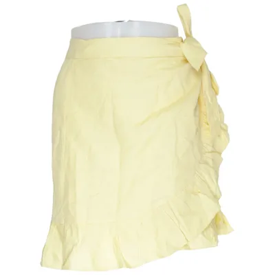 Wrap skirt (Yellow) from Edited Linen, Viscose