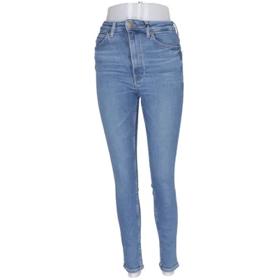 Spijkerbroek (Blauw) van Lee x H&M Katoen, Elastaan