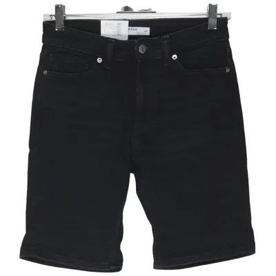 Short en jean (Noir) de Cubus Élasthane, Coton recyclé