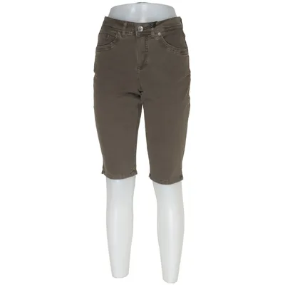 Denim shorts (Groen) van Jensen Katoen, Elastaan, Polyester, Viscose
