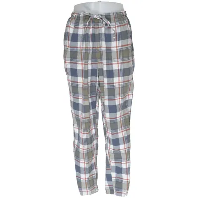 Pyjama broek (Blauw, Wit, Meerkleurig) van Dressmann Katoen
