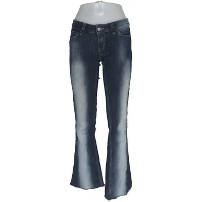 Jeans (Blue, White) from Cheap Monday Cotton, Elastane, Polyester