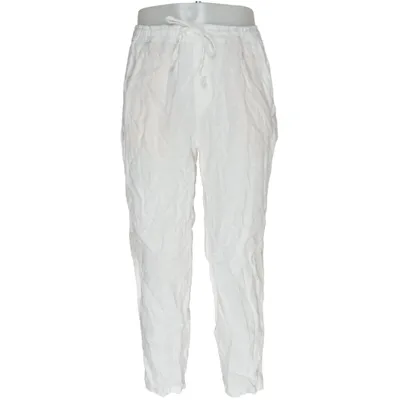Hose (Weiß) von Zara Leinen