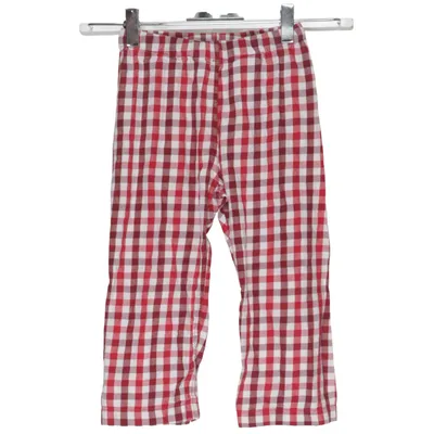 Pyjama broek (Rood, Wit) van Polarn O. Pyret Katoen