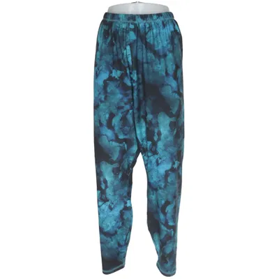 Leggings (Blauw, Zwart) van Ulla Popken Elastaan, Gerecycled polyester