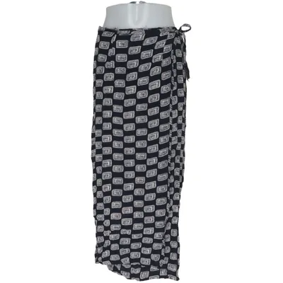 Wikkelrok (Zwart, Beige) van Cha Cha Viscose